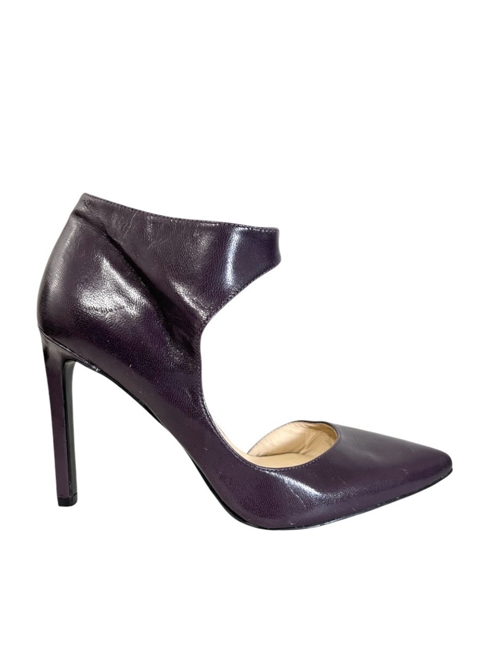 Nine West Purple Cutout Pointed-Toe Stiletto Pump